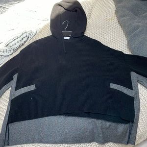 Zara pullover knit hoodie sweater/ poncho. Size M